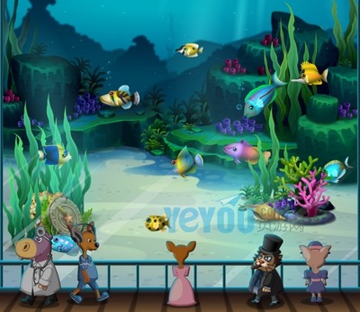 水族馆经营SNS游戏《超级水族馆》游戏截图欣赏